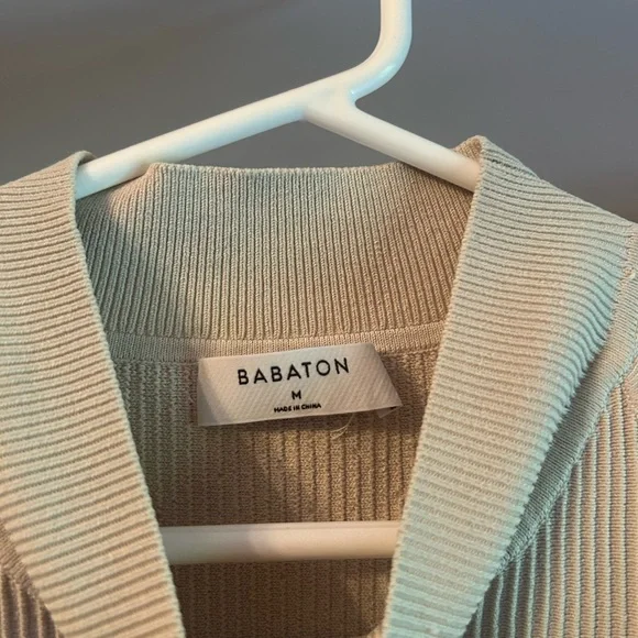 Babaton Light Tan Ribbed Sweater - Picture 2 of 2